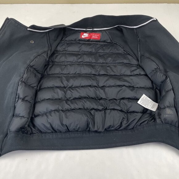 Nike Tech Fleece Jacket Women’s XS Aeroloft Down Puffer Moto Black 800 Fill - Picture 7 of 11